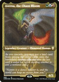 Averna, the Chaos Bloom (Foil Etched), Commander Legends