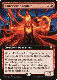Emberwilde Captain (Extended Art), Commander Legends