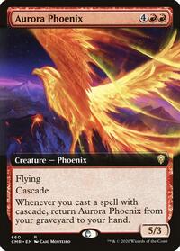 Aurora Phoenix (Extended Art), Commander Legends