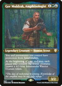 Gor Muldrak, Amphinologist (Foil Etched), Commander Legends