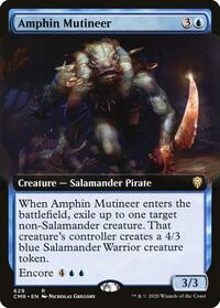 Amphin Mutineer (Extended Art), Commander Legends