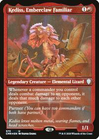 Kediss, Emberclaw Familiar (Foil Etched), Commander Legends