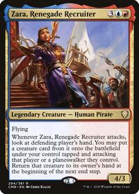 Zara, Renegade Recruiter, Commander Legends