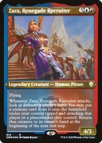 Zara, Renegade Recruiter (Foil Etched), Commander Legends