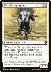 Kor Cartographer (377), Commander Legends
