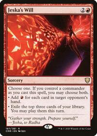 Jeska's Will, Commander Legends