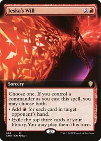 Jeska's Will (Extended Art), Commander Legends