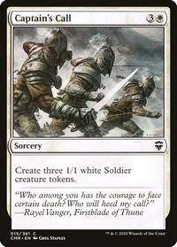 Captain's Call, Commander Legends