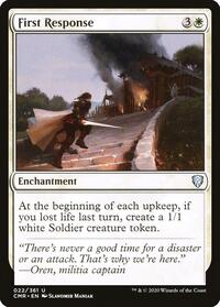 First Response, Commander Legends