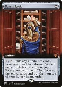 Scroll Rack (Extended Art), Commander Legends