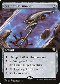 Staff of Domination (Extended Art), Commander Legends