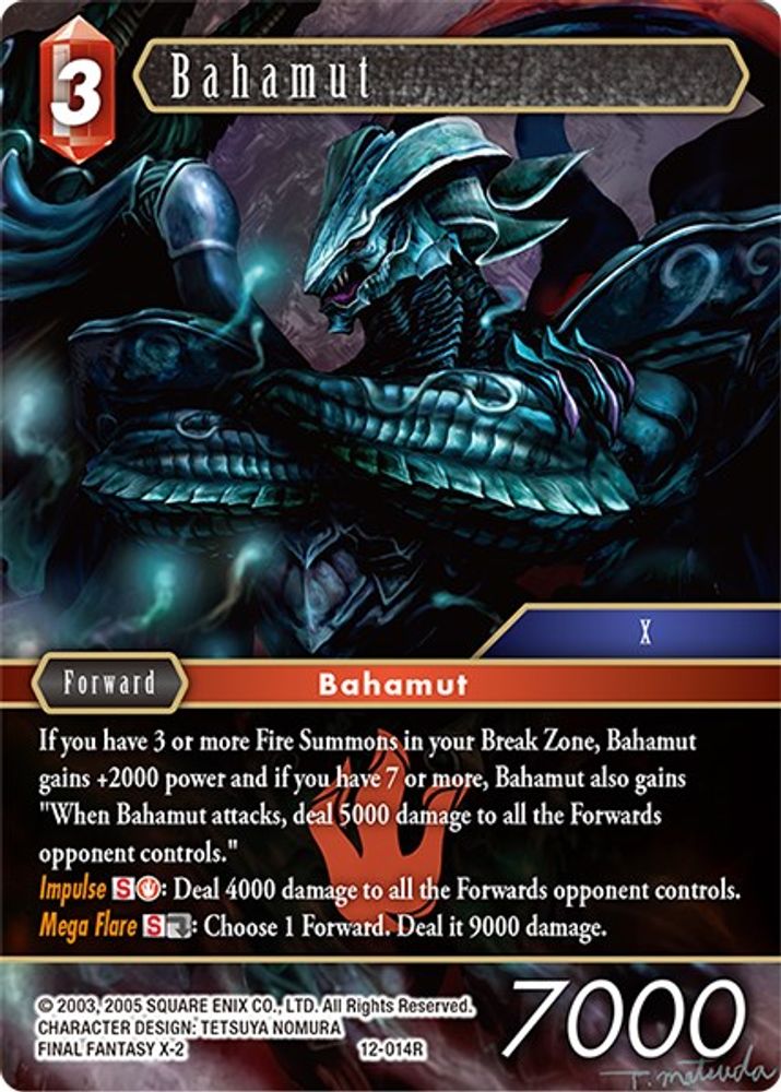 Bahamut, Standard, front