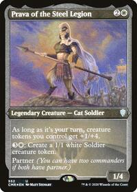 Prava of the Steel Legion (Foil Etched), Commander Legends