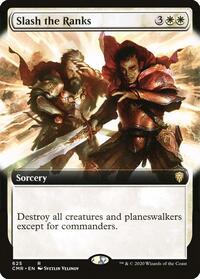 Slash the Ranks (Extended Art), Commander Legends