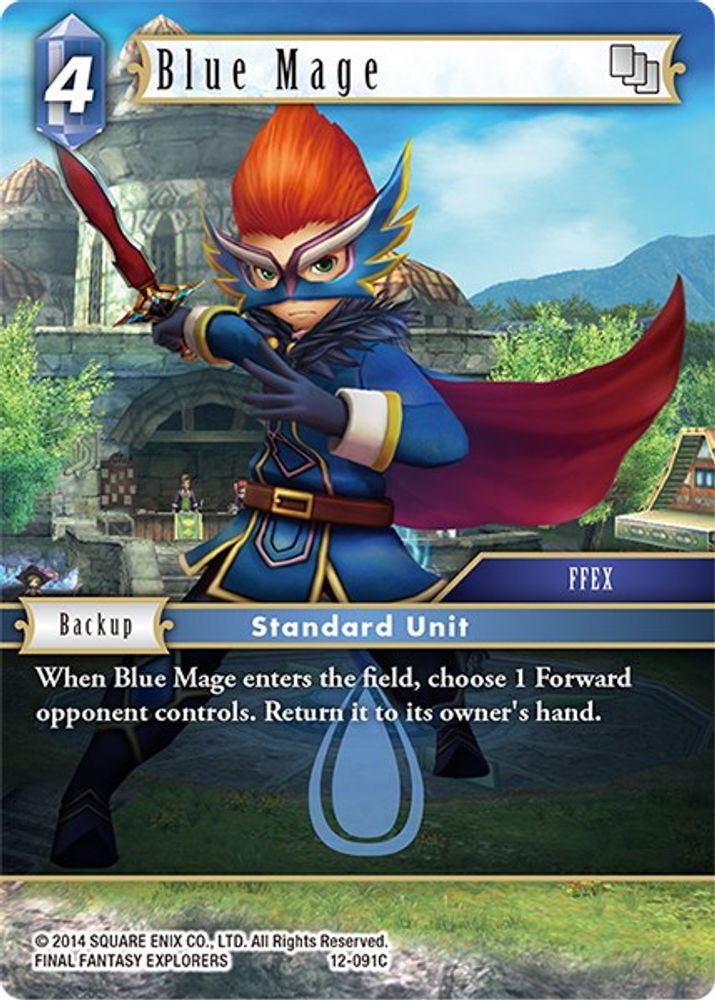 Blue Mage, Foil, front