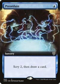 Preordain (Extended Art), Commander Legends
