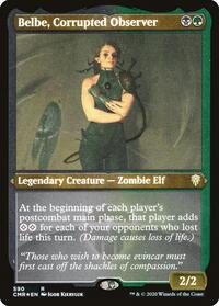 Belbe, Corrupted Observer (Foil Etched), Commander Legends