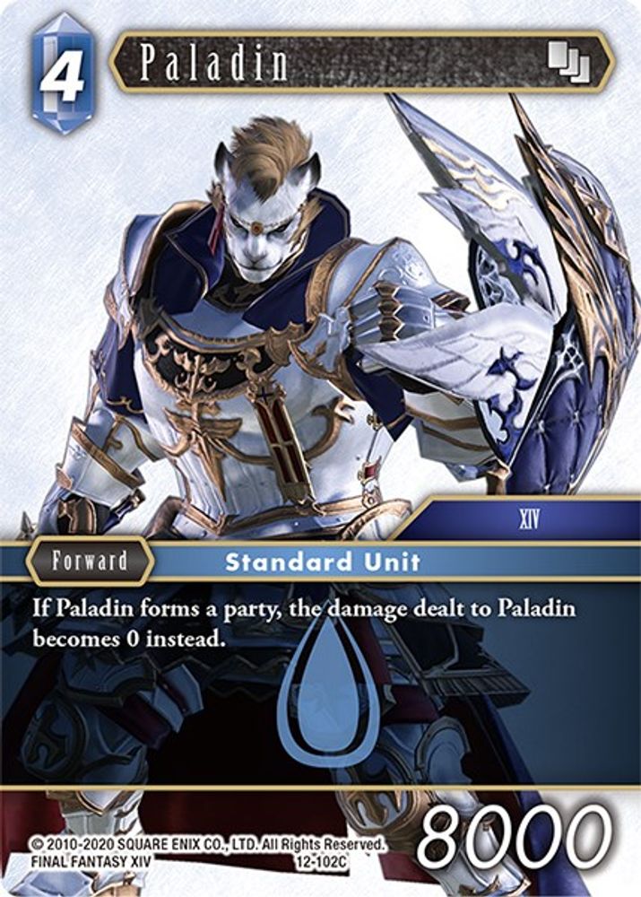 Paladin, Standard, front