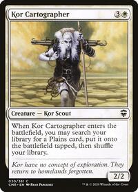 Kor Cartographer (30), Commander Legends