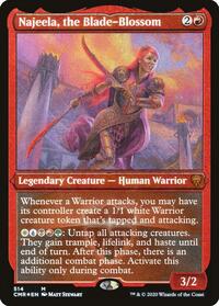Najeela, the Blade-Blossom (Foil Etched), Commander Legends
