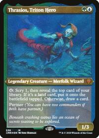 Thrasios, Triton Hero (Foil Etched), Commander Legends