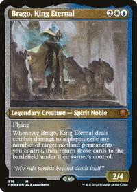 Brago, King Eternal (Foil Etched), Commander Legends