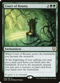 Court of Bounty, Commander Legends