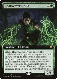 Rootweaver Druid (Extended Art), Commander Legends