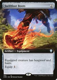 Swiftfoot Boots (Extended Art), Commander Legends