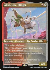 Akiri, Line-Slinger (Foil Etched), Commander Legends