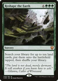 Reshape the Earth, Commander Legends