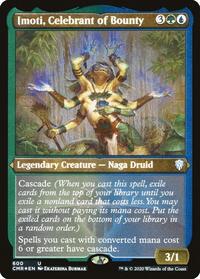Imoti, Celebrant of Bounty (Foil Etched), Commander Legends