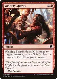Welding Sparks, Commander Legends