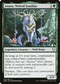 Anara, Wolvid Familiar, Commander Legends