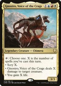 Gnostro, Voice of the Crags, Commander Legends