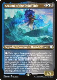 Araumi of the Dead Tide (Foil Etched), Commander Legends