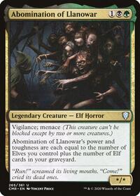 Abomination of Llanowar, Commander Legends