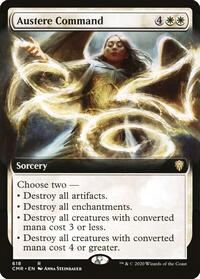 Austere Command (Extended Art), Commander Legends