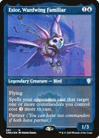 Esior, Wardwing Familiar (Foil Etched), Commander Legends