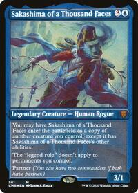 Sakashima of a Thousand Faces (Foil Etched), Commander Legends