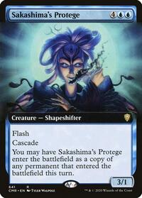 Sakashima's Protege (Extended Art), Commander Legends