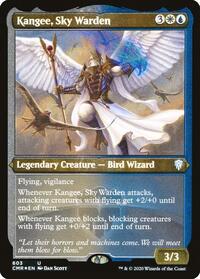Kangee, Sky Warden (Foil Etched), Commander Legends