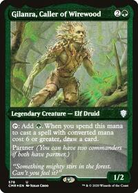 Gilanra, Caller of Wirewood (Foil Etched), Commander Legends