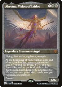 Akroma, Vision of Ixidor (Foil Etched), Commander Legends