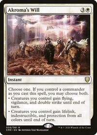 Akroma's Will, Commander Legends