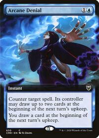 Arcane Denial (Extended Art), Commander Legends