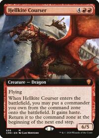 Hellkite Courser (Extended Art), Commander Legends