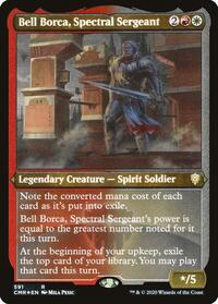 Bell Borca, Spectral Sergeant (Foil Etched), Commander Legends