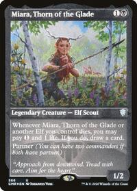 Miara, Thorn of the Glade (Foil Etched), Commander Legends