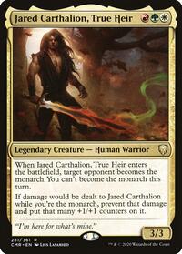Jared Carthalion, True Heir, Commander Legends